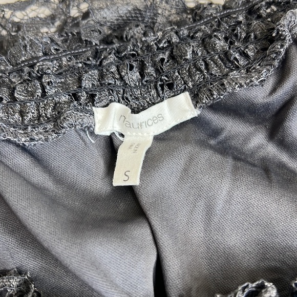 Maurices One Shoulder Lace Overlayed Top Size Small - Picture 6 of 11